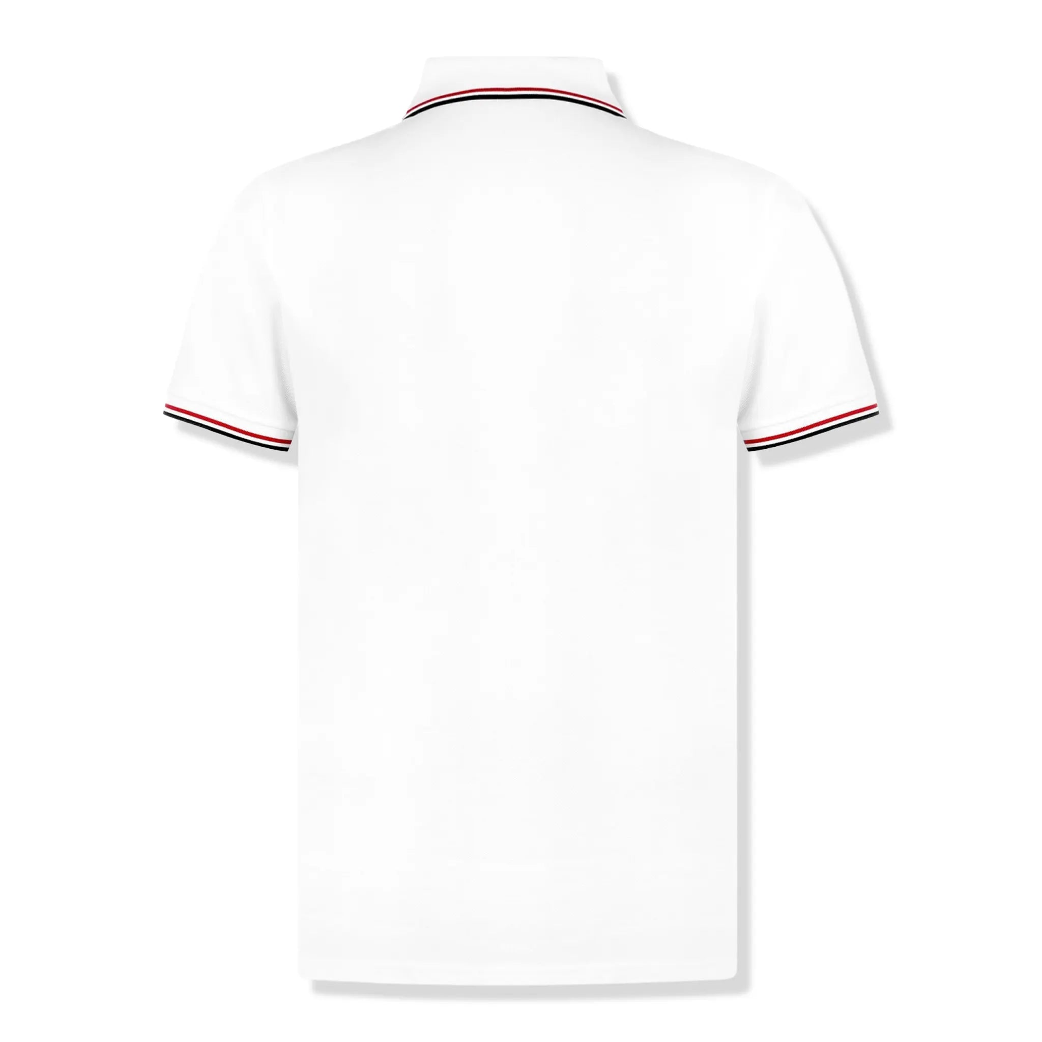 Back View of Moncler Mens Logo Cotton Maglia Polo Shirt K10918A7030084556001